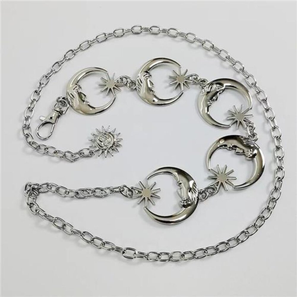 ✨ Multi-Layer Belly Chain with Coin Pendants | Adjustable Gold Waist Chain Belt - Picture 6 of 7